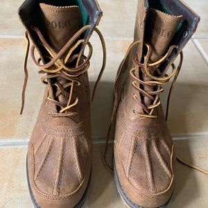 Men's Ralph Lauren Whitsand Leather Duck Boots